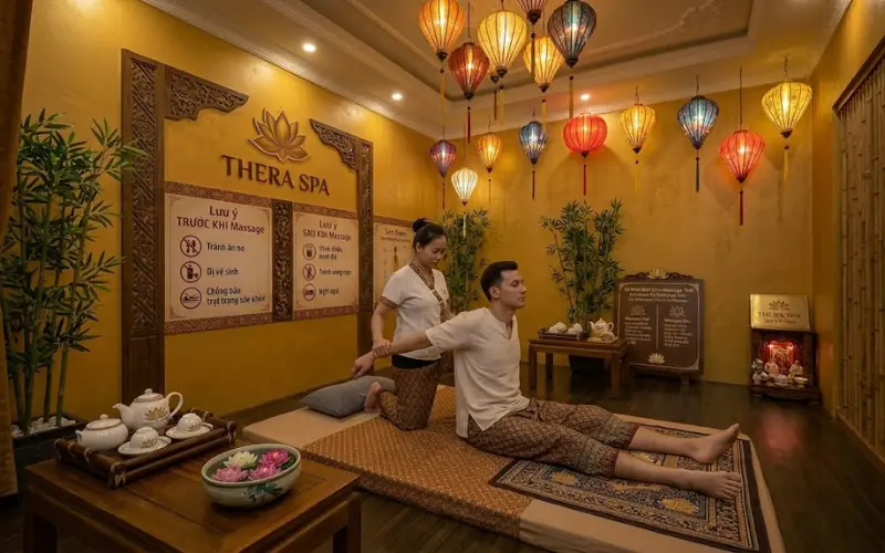 Massage thái danh cho nam tại thera spa