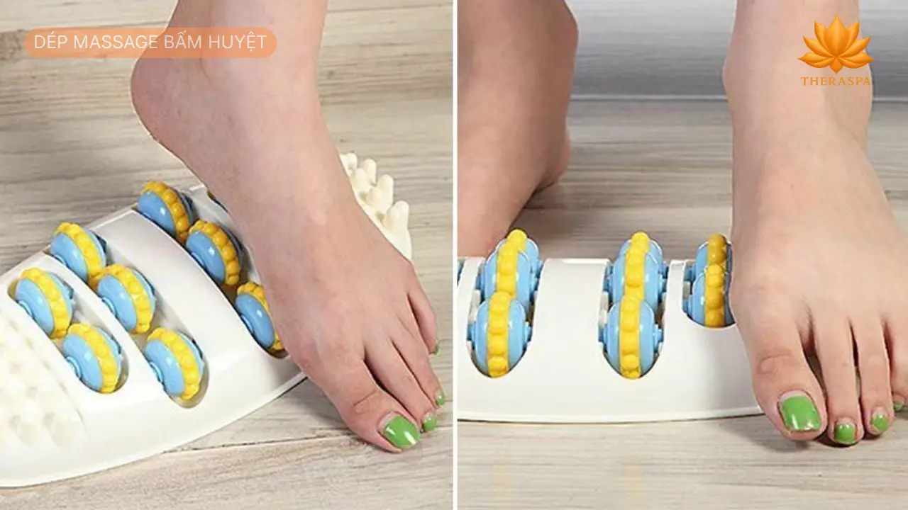 Dép massage bấm huyệt