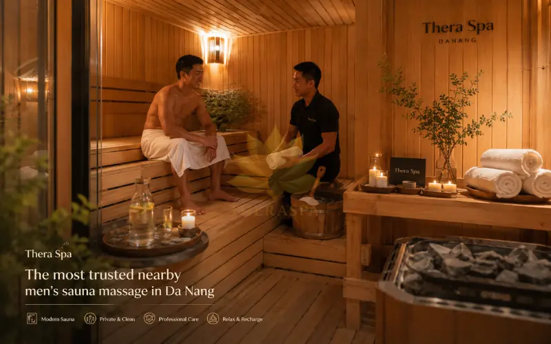 Hệ thống xông hơi hiện đại tại các tiệm massage xông hơi nam gần đây