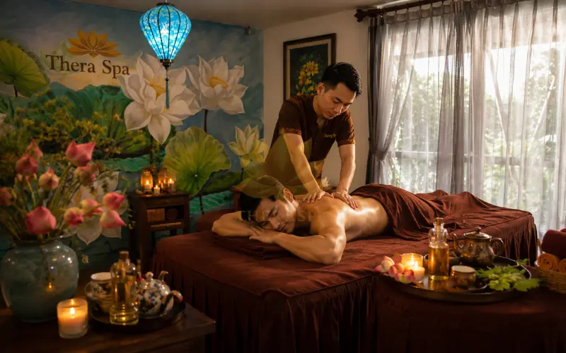 Liệu trình massage nam thư giãn toàn thân mang lại cảm giác nhẹ nhàng