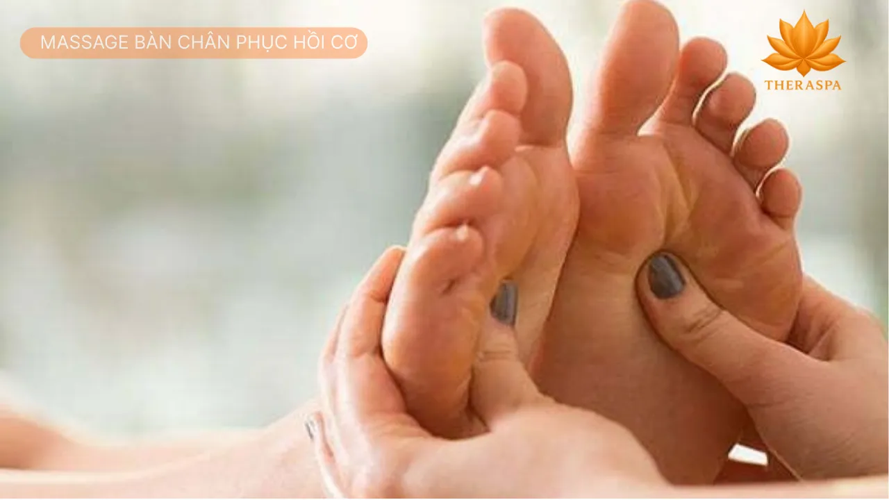Massage bàn chân phục hồi cơ