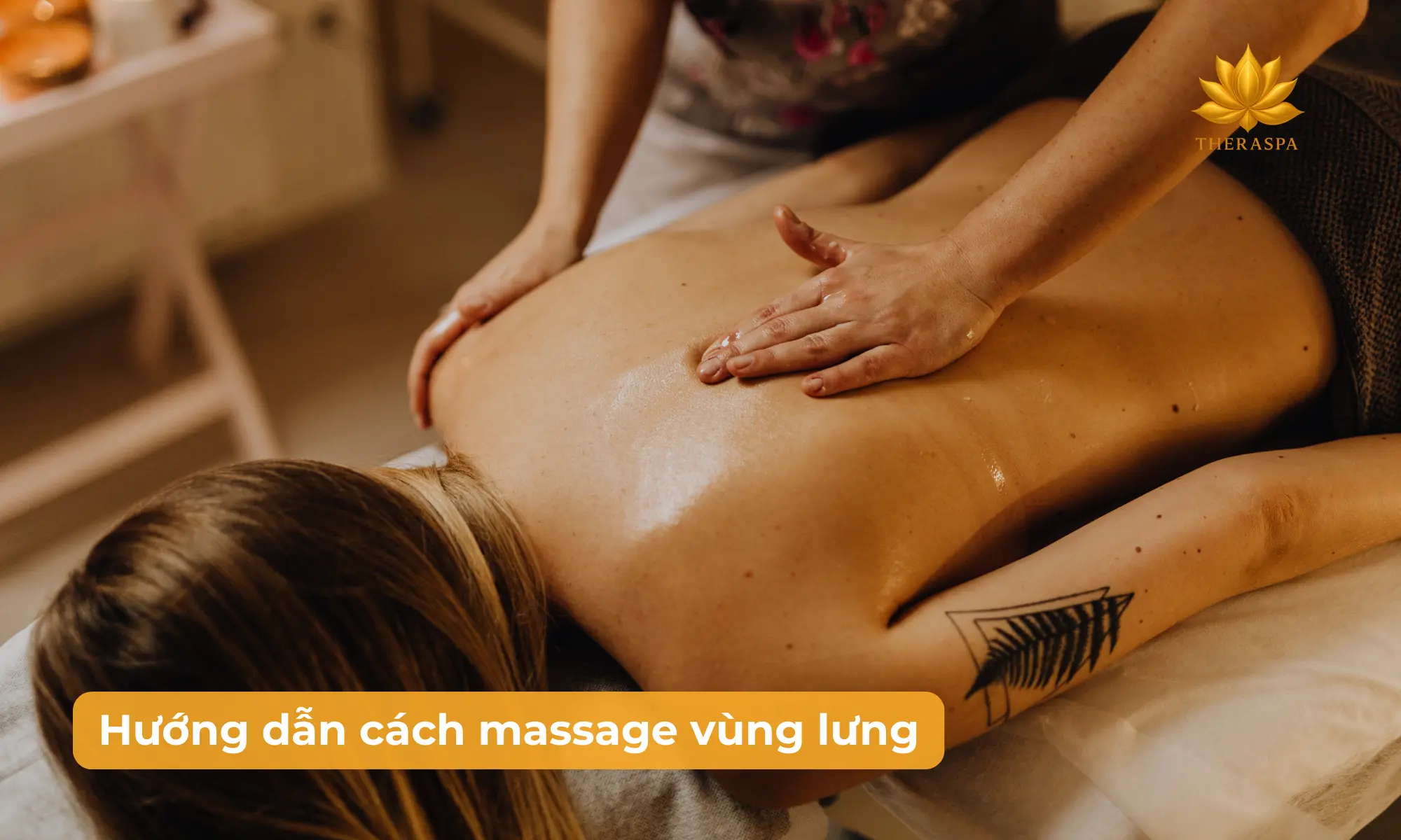 Hướng dẫn massage body nữ vùng lưng
