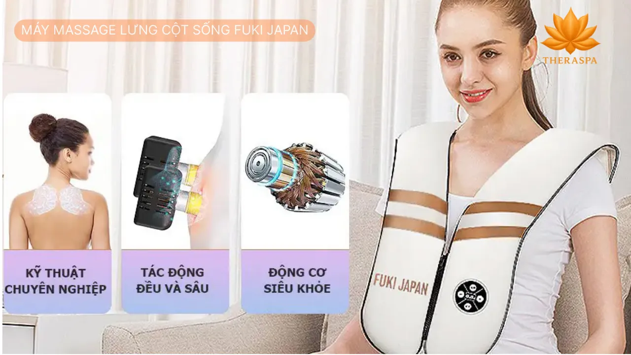 máy massage lưng cột sống FUKI JAPAN