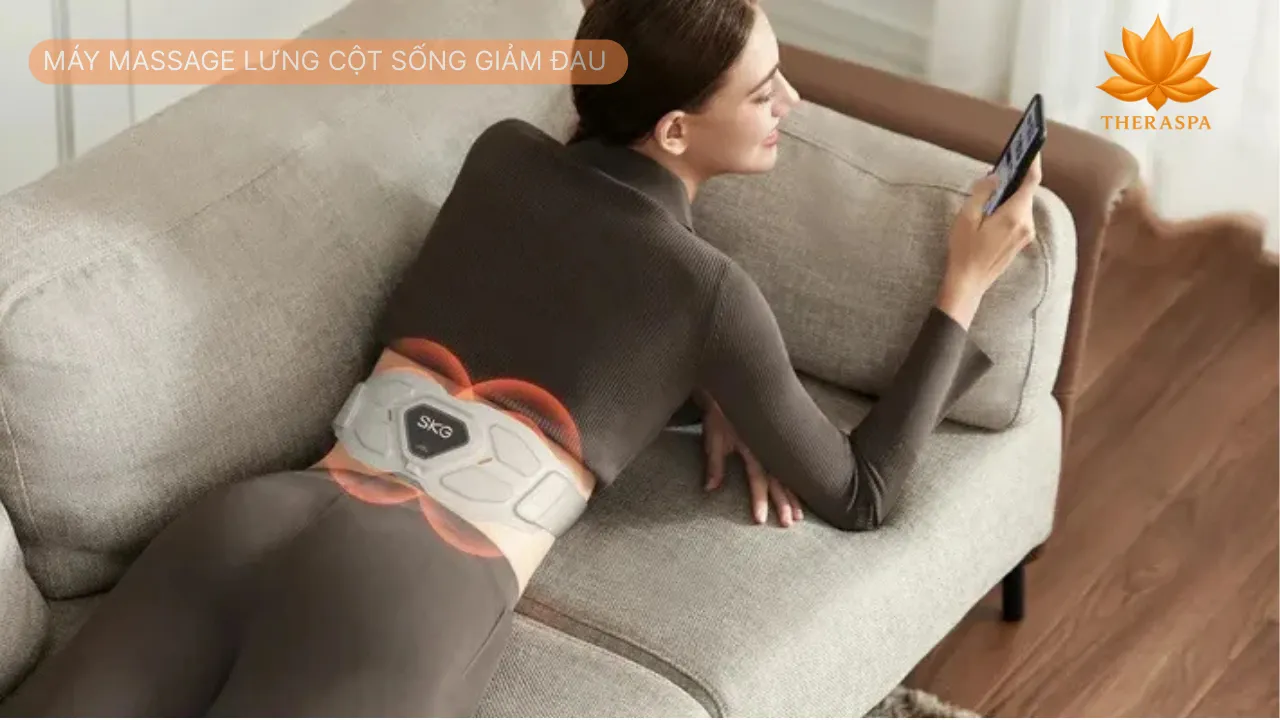 máy massage lưng cột sống giảm đau