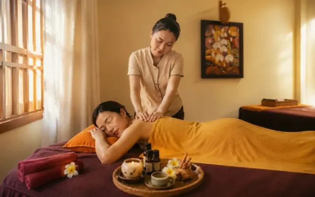 Aroma oil massage service in Da Nang